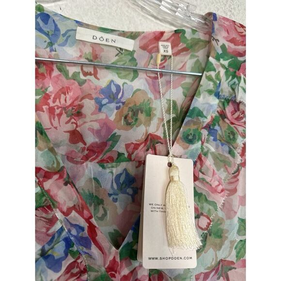 Doen melba silk dress tulip Grove XS - Picture 9 of 11